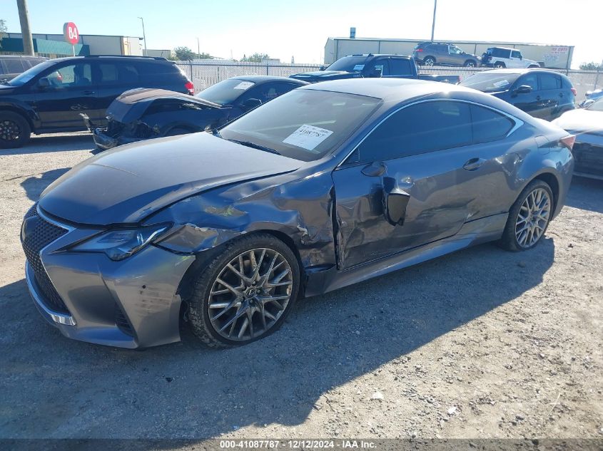 VIN JTHHZ5BC5K5019967 2019 Lexus RC, 350 no.2