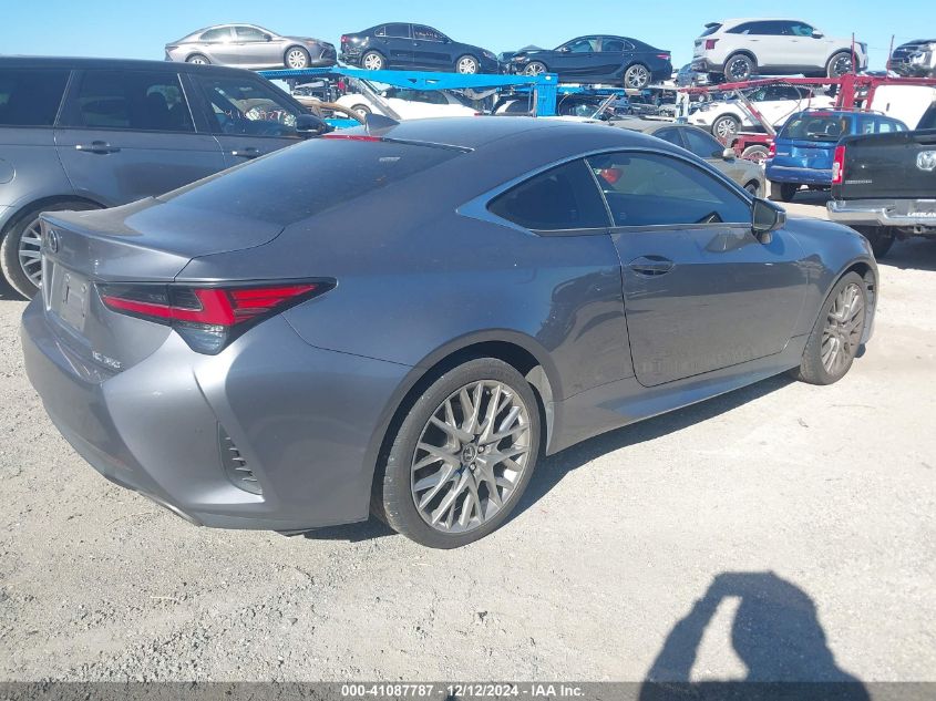 VIN JTHHZ5BC5K5019967 2019 Lexus RC, 350 no.4