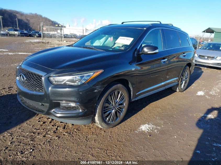 VIN 5N1DL0MMXKC522945 2019 Infiniti QX60, Luxe no.2