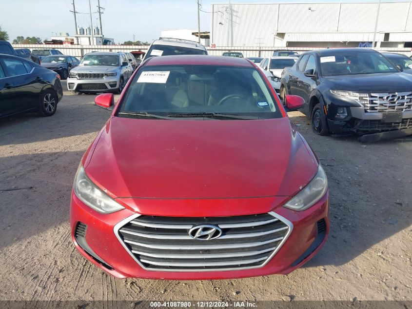 VIN KMHD74LF5HU114872 2017 Hyundai Elantra, SE no.12