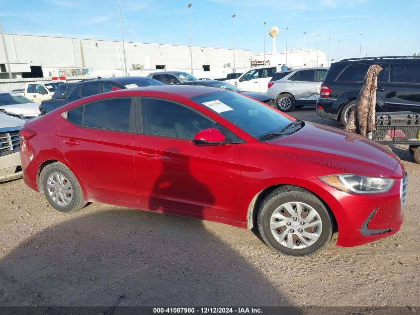 VIN KMHD74LF5HU114872 2017 Hyundai Elantra, SE no.13