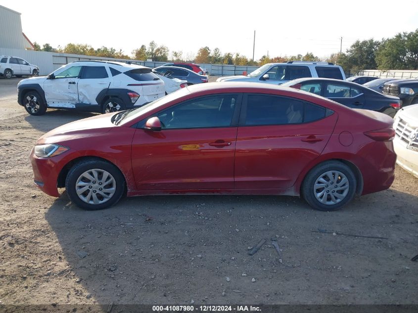 VIN KMHD74LF5HU114872 2017 Hyundai Elantra, SE no.14