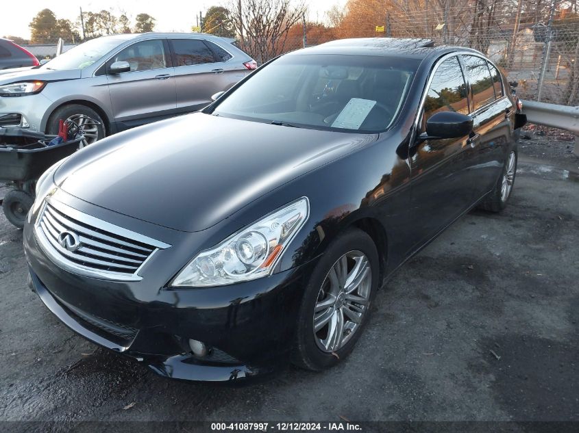 VIN JN1CV6AR5DM356184 2013 Infiniti G37X no.2