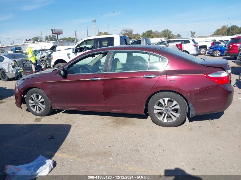 VIN 1HGCR2F31DA110265 2013 Honda Accord, LX no.14