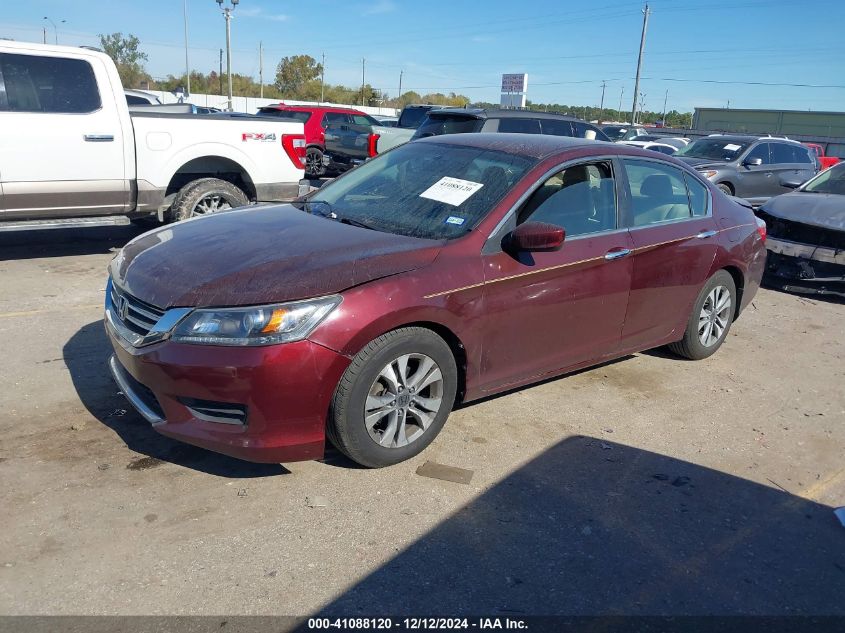 VIN 1HGCR2F31DA110265 2013 Honda Accord, LX no.2