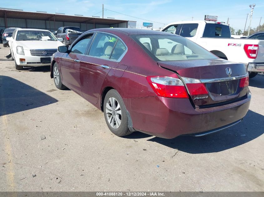 VIN 1HGCR2F31DA110265 2013 Honda Accord, LX no.3