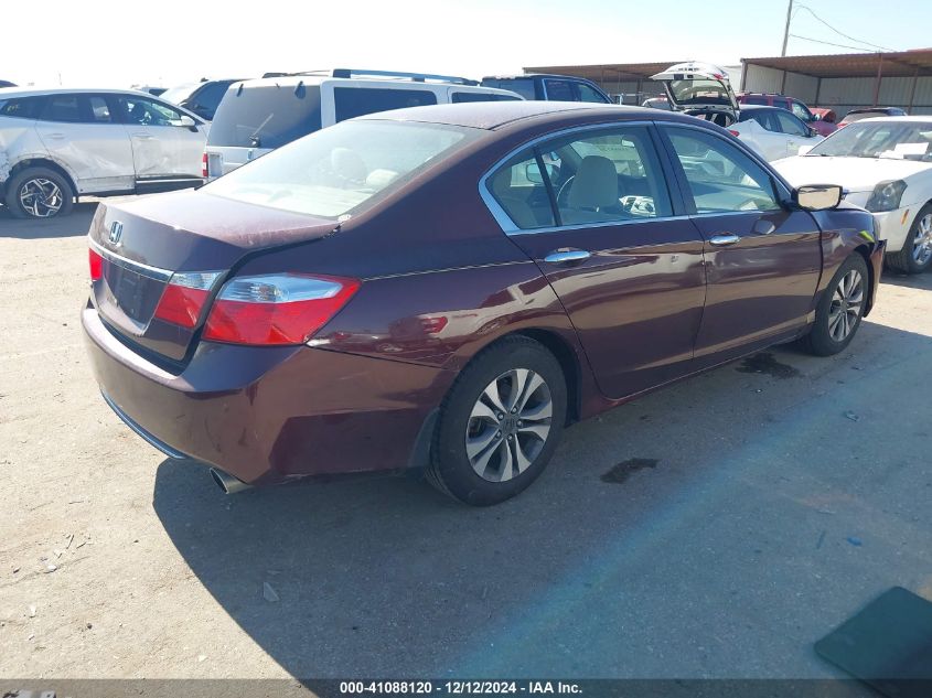 VIN 1HGCR2F31DA110265 2013 Honda Accord, LX no.4