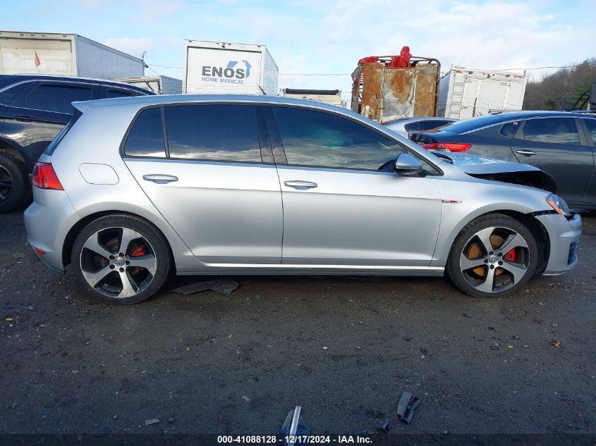 2017 VOLKSWAGEN GOLF GTI AUTOBAHN 4-DOOR/S 4-DOOR/SE 4-DOOR/SPORT 4-DOOR - 3VW4T7AUXHM072753