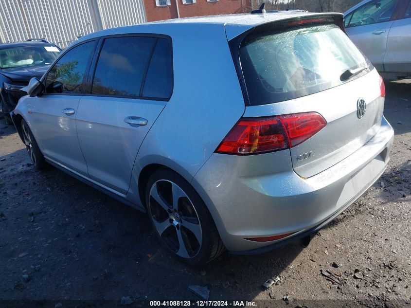 VIN 3VW4T7AUXHM072753 2017 Volkswagen Golf Gti, Aut... no.3