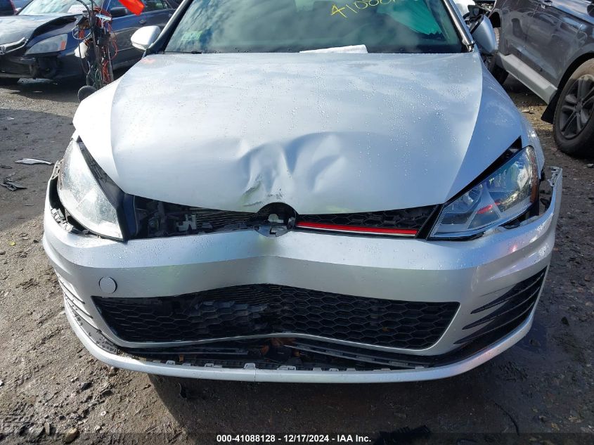 2017 VOLKSWAGEN GOLF GTI AUTOBAHN 4-DOOR/S 4-DOOR/SE 4-DOOR/SPORT 4-DOOR - 3VW4T7AUXHM072753