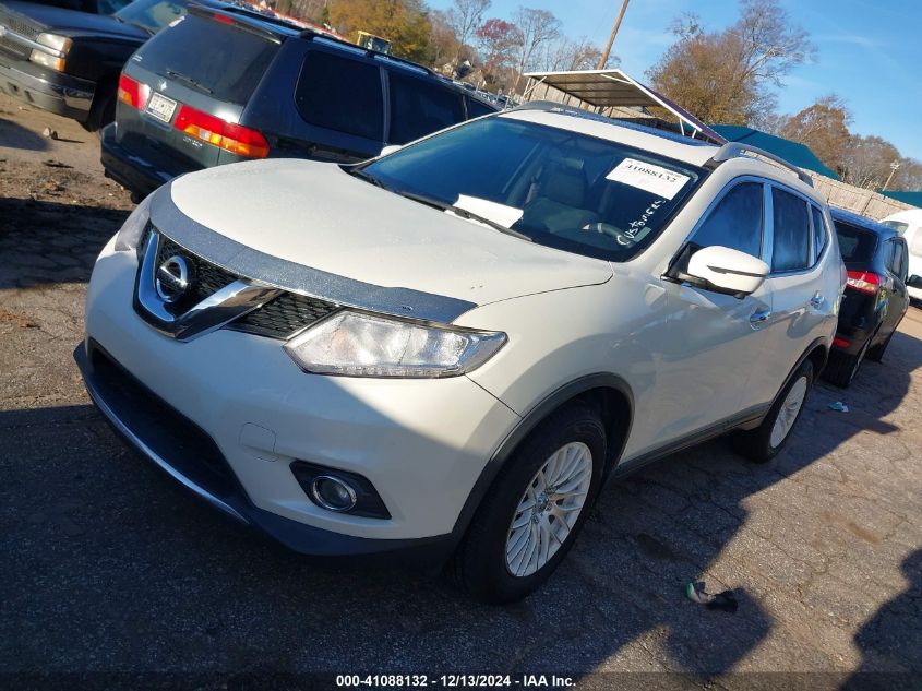 VIN 5N1AT2MT2GC840202 2016 Nissan Rogue, SV no.2