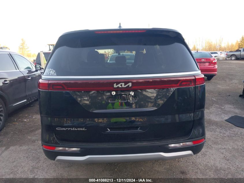 2022 Kia Carnival Mpv Lx Seat Package VIN: KNDNB4H31N6148412 Lot: 41088213