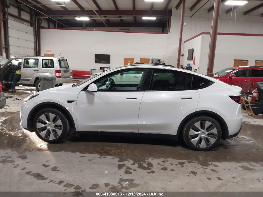 2021 Tesla Model Y Long Range Dual Motor All-Wheel Drive VIN: 5YJYGDEE9MF108540 Lot: 41088513