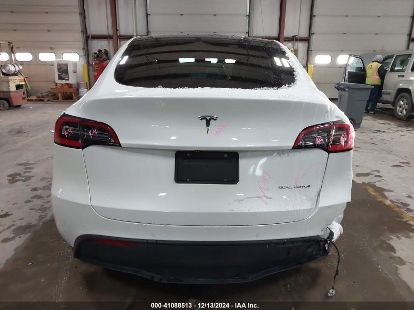 2021 Tesla Model Y Long Range Dual Motor All-Wheel Drive VIN: 5YJYGDEE9MF108540 Lot: 41088513