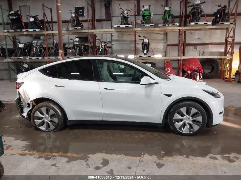 2021 Tesla Model Y Long Range Dual Motor All-Wheel Drive VIN: 5YJYGDEE9MF108540 Lot: 41088513