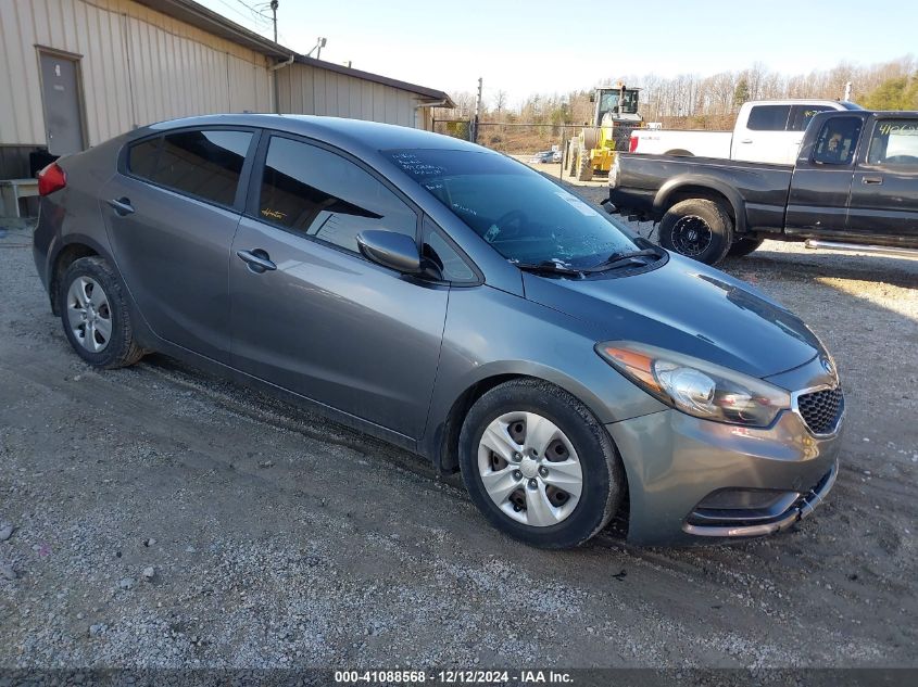 VIN KNAFX4A67G5535272 2016 KIA Forte, LX no.1