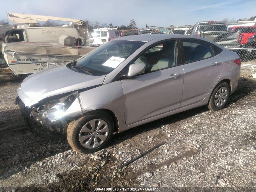 VIN KMHCT4AE4HU265767 2017 Hyundai Accent, SE no.2