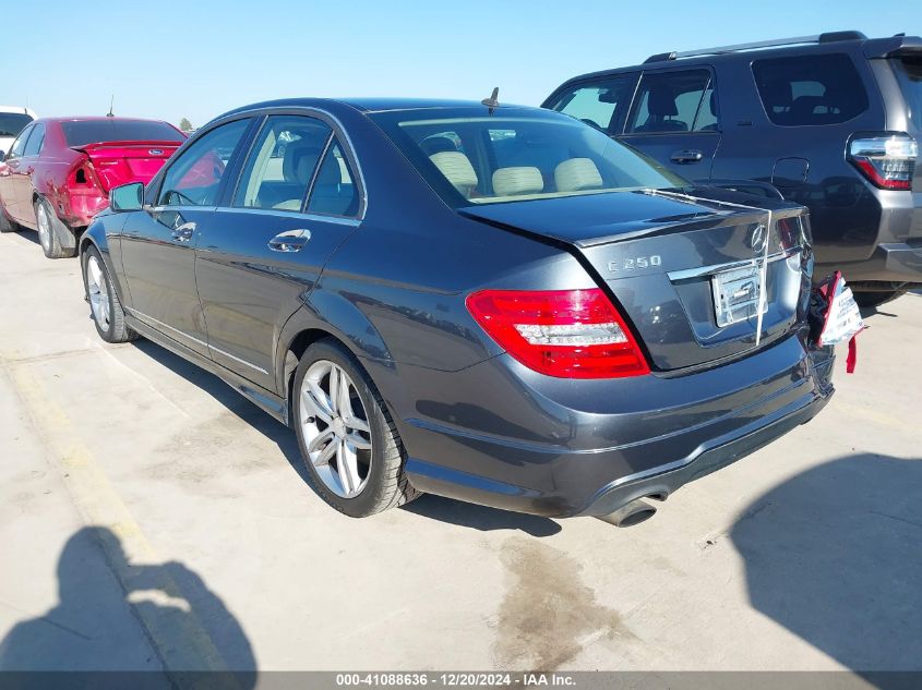 VIN WDDGF4HB6EG240135 2014 Mercedes-Benz C 250, Lux... no.3