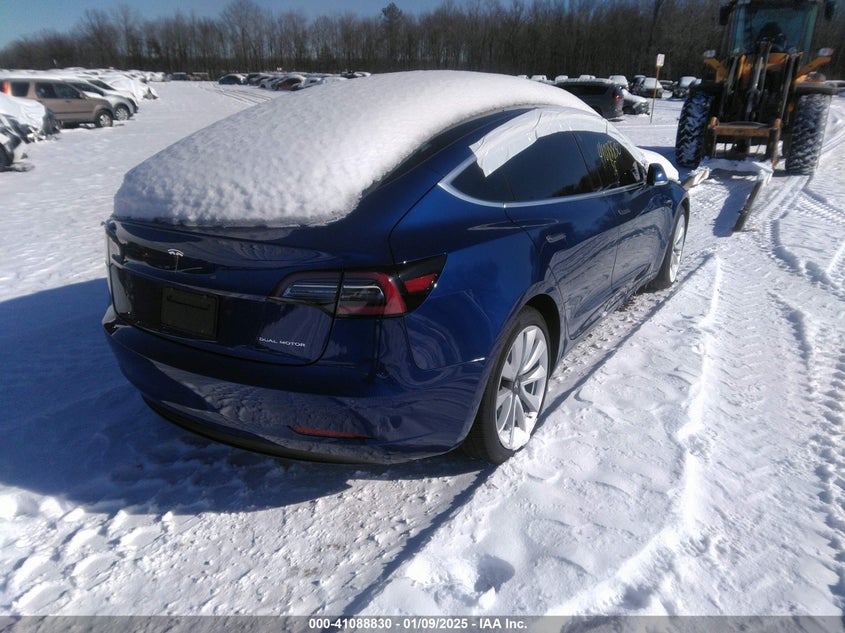 Vin: 5yj3e1eb9kf477481, lot: 41578949, tesla model 3 long range/performance 20194