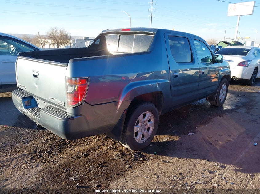 2007 HONDA RIDGELINE VIN: 2HJYK16557H524333