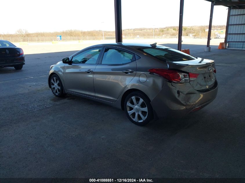 VIN 5NPDH4AE3DH433591 2013 Hyundai Elantra, Limited no.3