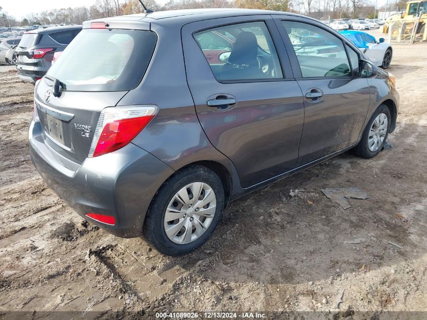 VIN JTDKTUD39ED596026 2014 Toyota Yaris, Le (tmc/Cb... no.4