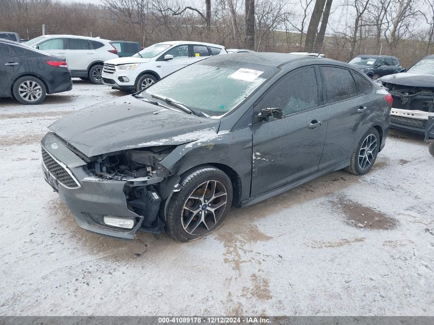 VIN 1FADP3F20FL340589 2015 Ford Focus, SE no.2