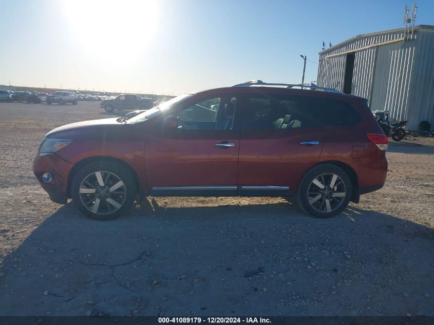 2015 Nissan Pathfinder Platinum VIN: 5N1AR2MN0FC625786 Lot: 41089179