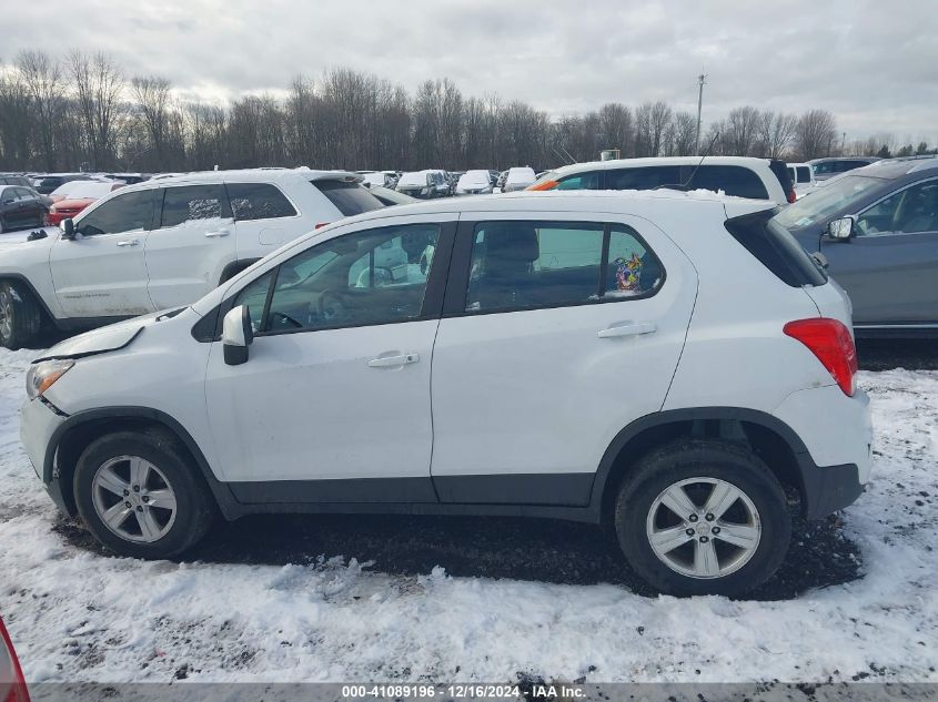 2017 Chevrolet Trax Ls VIN: 3GNCJNSB6HL285010 Lot: 41089196