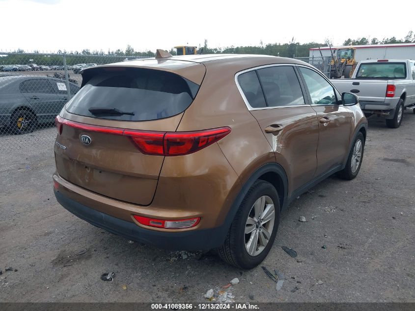 VIN KNDPM3AC7J7331616 2018 KIA Sportage, LX no.4