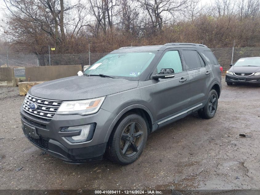 2017 Ford Explorer Xlt VIN: 1FM5K8D88HGD46746 Lot: 41089411