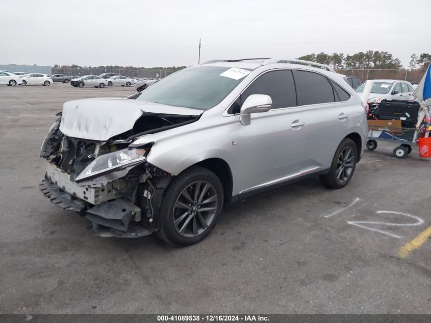 VIN 2T2BK1BA0DC172857 2013 Lexus RX, 350 F Sport no.2