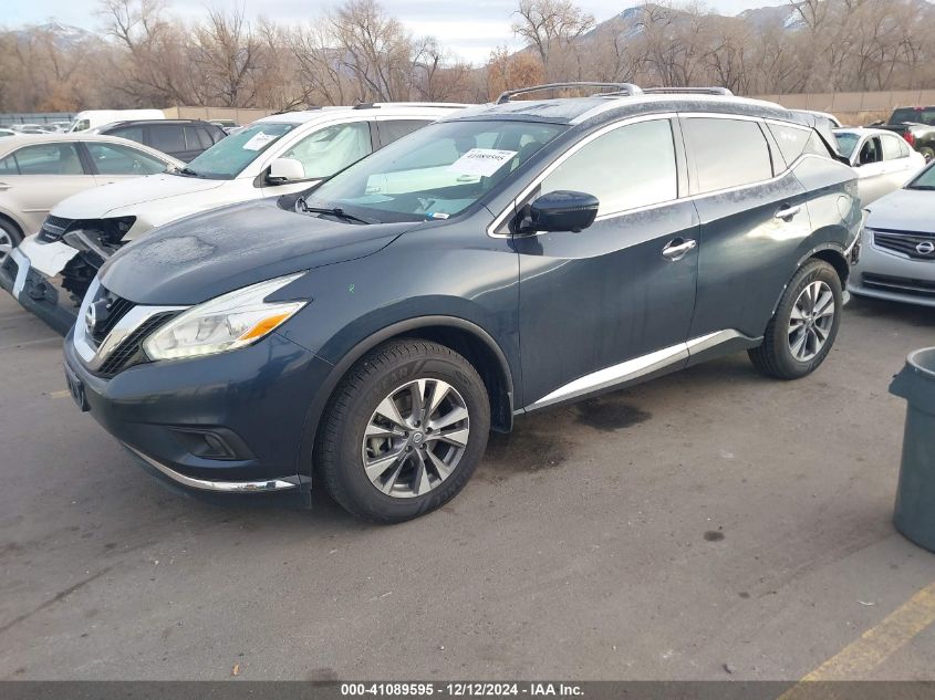 VIN 5N1AZ2MH1HN186874 2017 Nissan Murano, SL no.2