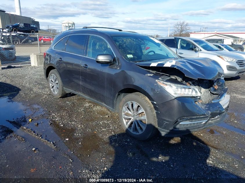 VIN 5FRYD4H42EB003396 2014 ACURA MDX no.1