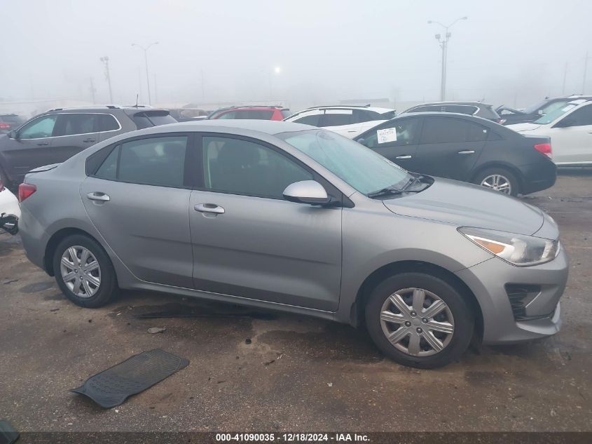 2022 Kia Rio S VIN: 3KPA24AD1NE431064 Lot: 41090035