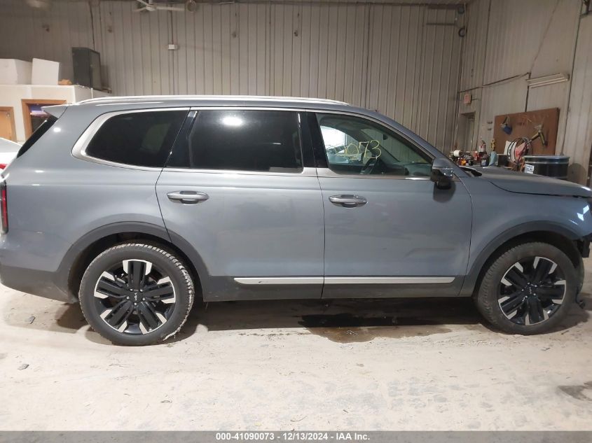 2023 Kia Telluride Sx VIN: 5XYP5DGC5PG349621 Lot: 41090073