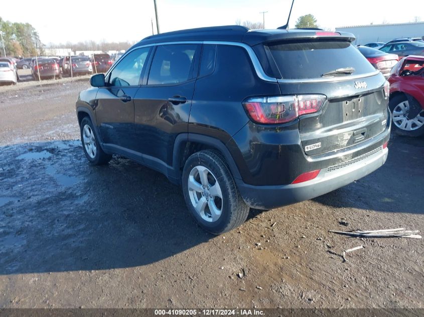 VIN 3C4NJCBB7MT570962 2021 Jeep Compass, Latitude Fwd no.3