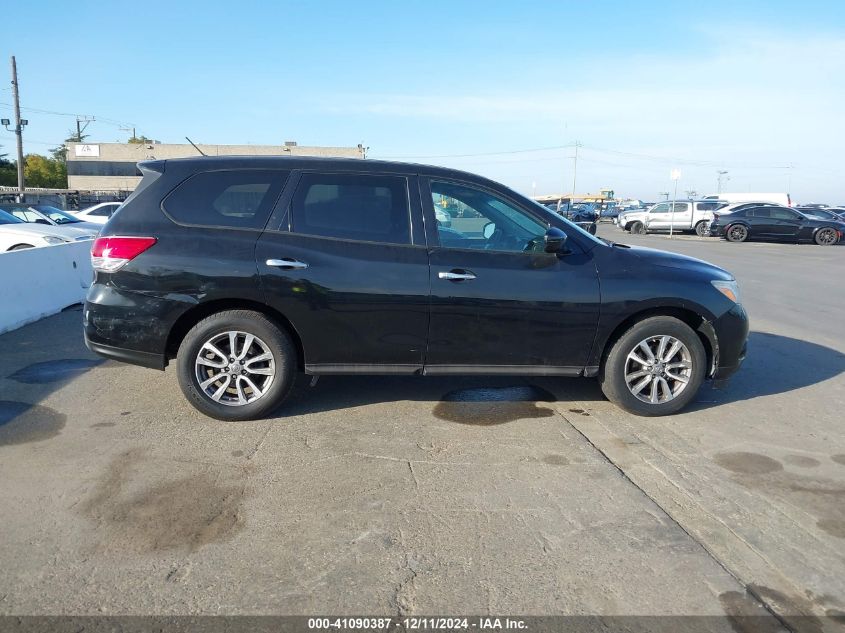 2015 Nissan Pathfinder S VIN: 5N1AR2MN6FC642124 Lot: 41090387