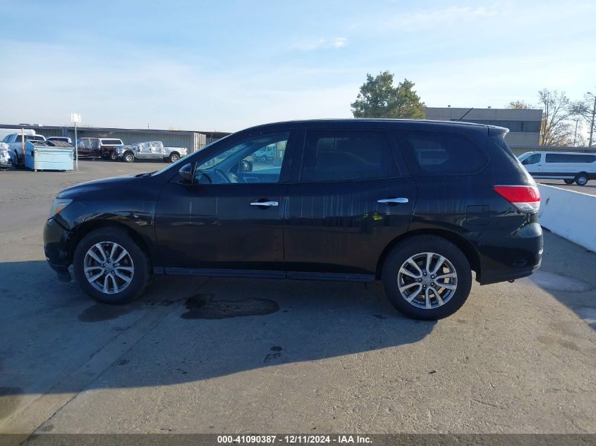 2015 Nissan Pathfinder S VIN: 5N1AR2MN6FC642124 Lot: 41090387