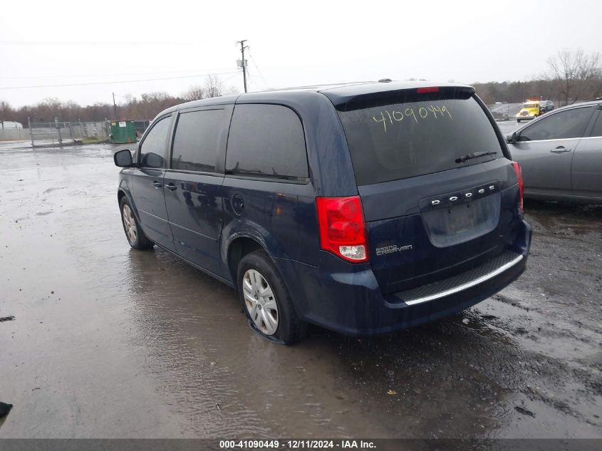 VIN 2C4RDGBGXER104748 2014 DODGE GRAND CARAVAN no.3