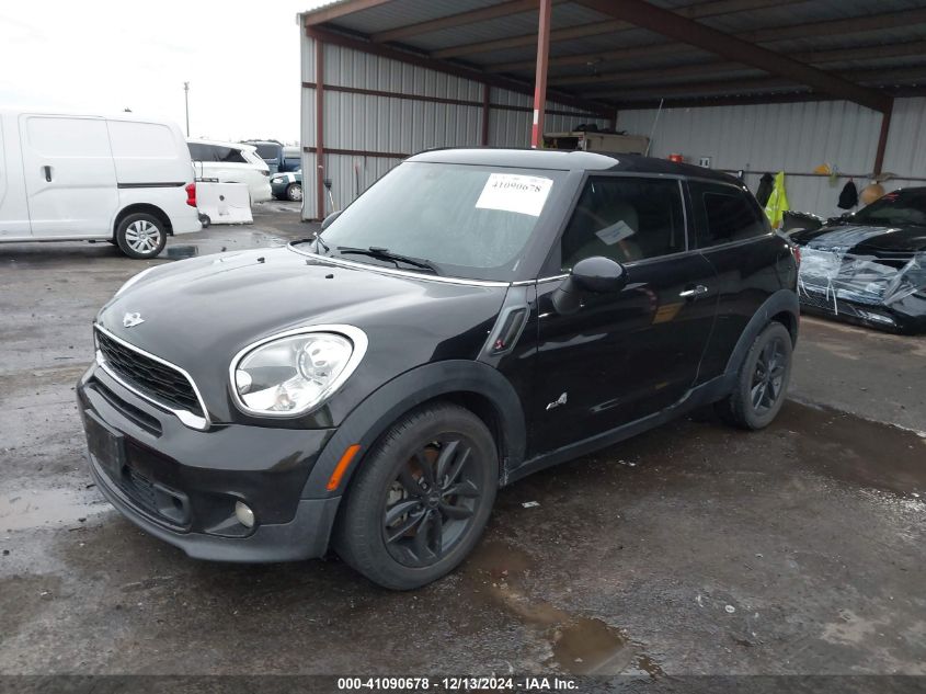 2013 Mini Paceman Cooper S VIN: WMWSS7C54DWN51583 Lot: 41090678