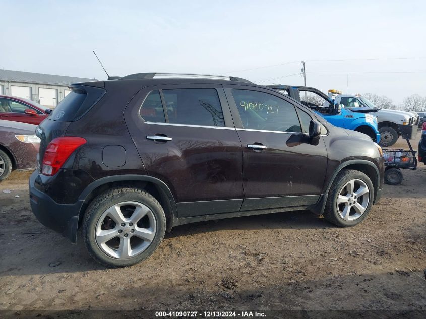 2015 Chevrolet Trax Ltz VIN: KL7CJTSB9FB101817 Lot: 41090727