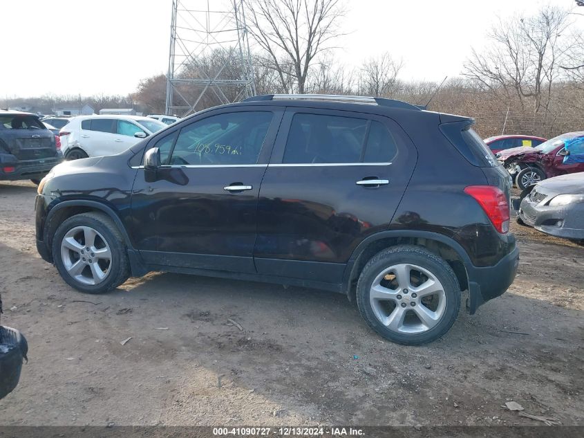 2015 Chevrolet Trax Ltz VIN: KL7CJTSB9FB101817 Lot: 41090727