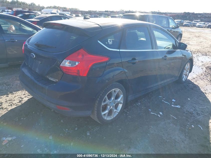 VIN 1FADP3N22DL217388 2013 Ford Focus, Titanium no.4