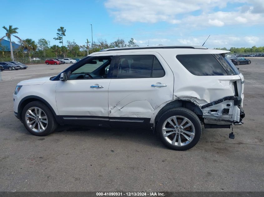 2018 Ford Explorer Limited VIN: 1FM5K7F87JGC31391 Lot: 41090931