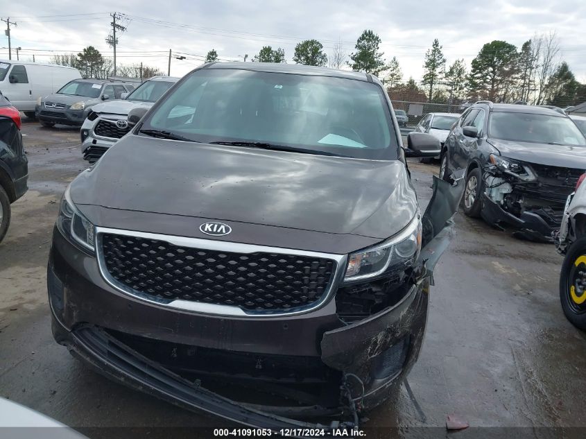 2017 Kia Sedona Lx VIN: KNDMB5C11H6334866 Lot: 41091053