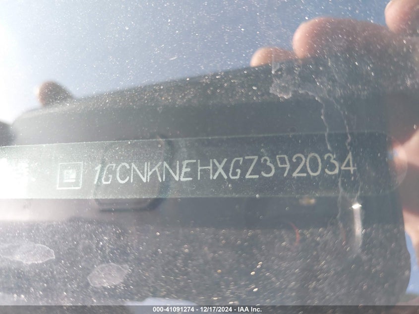 2016 CHEVROLET SILVERADO 1500 WT - 1GCNKNEHXGZ392034
