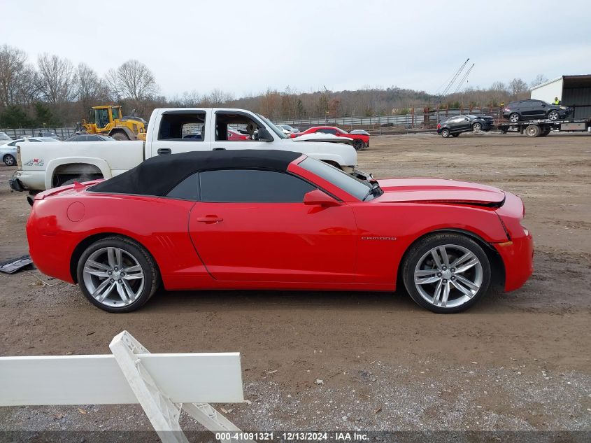 2012 Chevrolet Camaro 2Lt VIN: 2G1FC3D38C9105699 Lot: 41091321