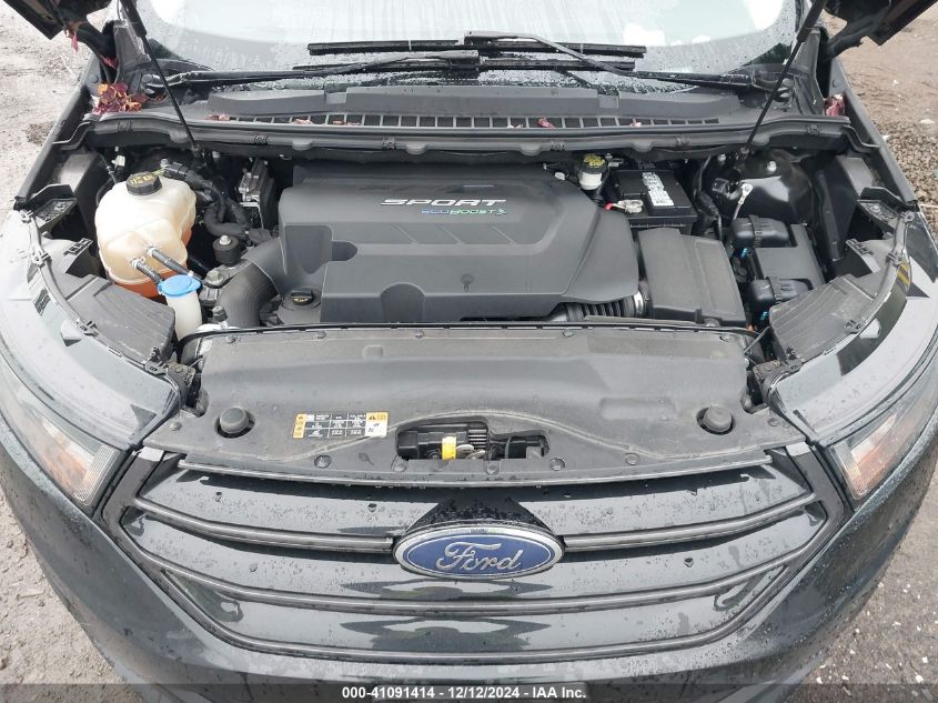 VIN 2FMTK4AP2FBC35545 2015 FORD EDGE no.10