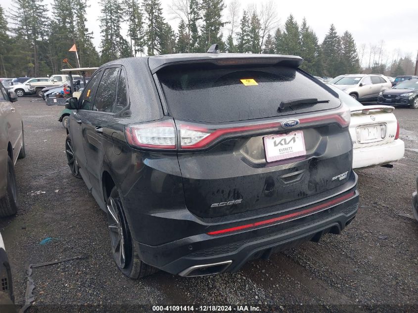 VIN 2FMTK4AP2FBC35545 2015 FORD EDGE no.3